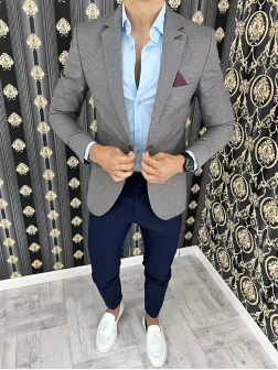 Sacou barbati slim fit 01 D3-4.2